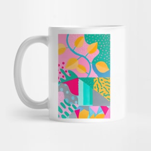 Plant Gouache Painting Mug